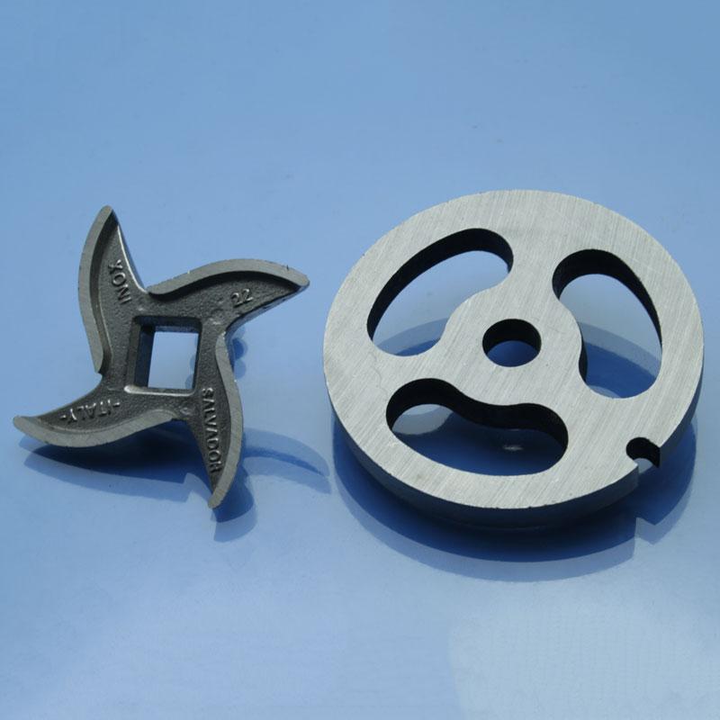 Ніж м'ясорубки Hendi 22 та ковбасна решітка, фото 1