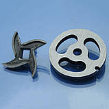 Ніж м'ясорубки Vektor AL-22C та ковбасна решітка, фото 4