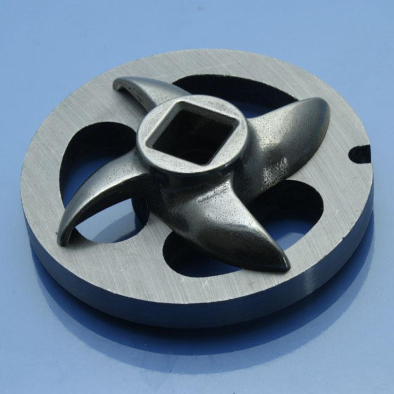 Ніж м'ясорубки Meat Mincer NS-22 та ковбасна решітка, фото 1