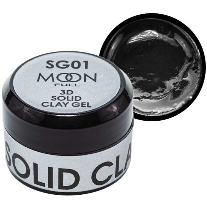 Гель-пластилін Moon Full 3D Solid Clay Gel SG01 5 мл, прозорий