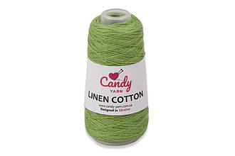 Candy-Yarn Linen Cotton, Зелений No2