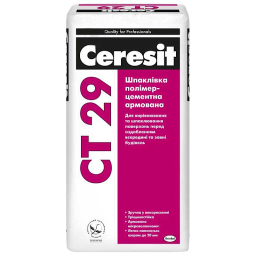 Ланцюгова шпаклівка Ceresit CT-29 25 кг