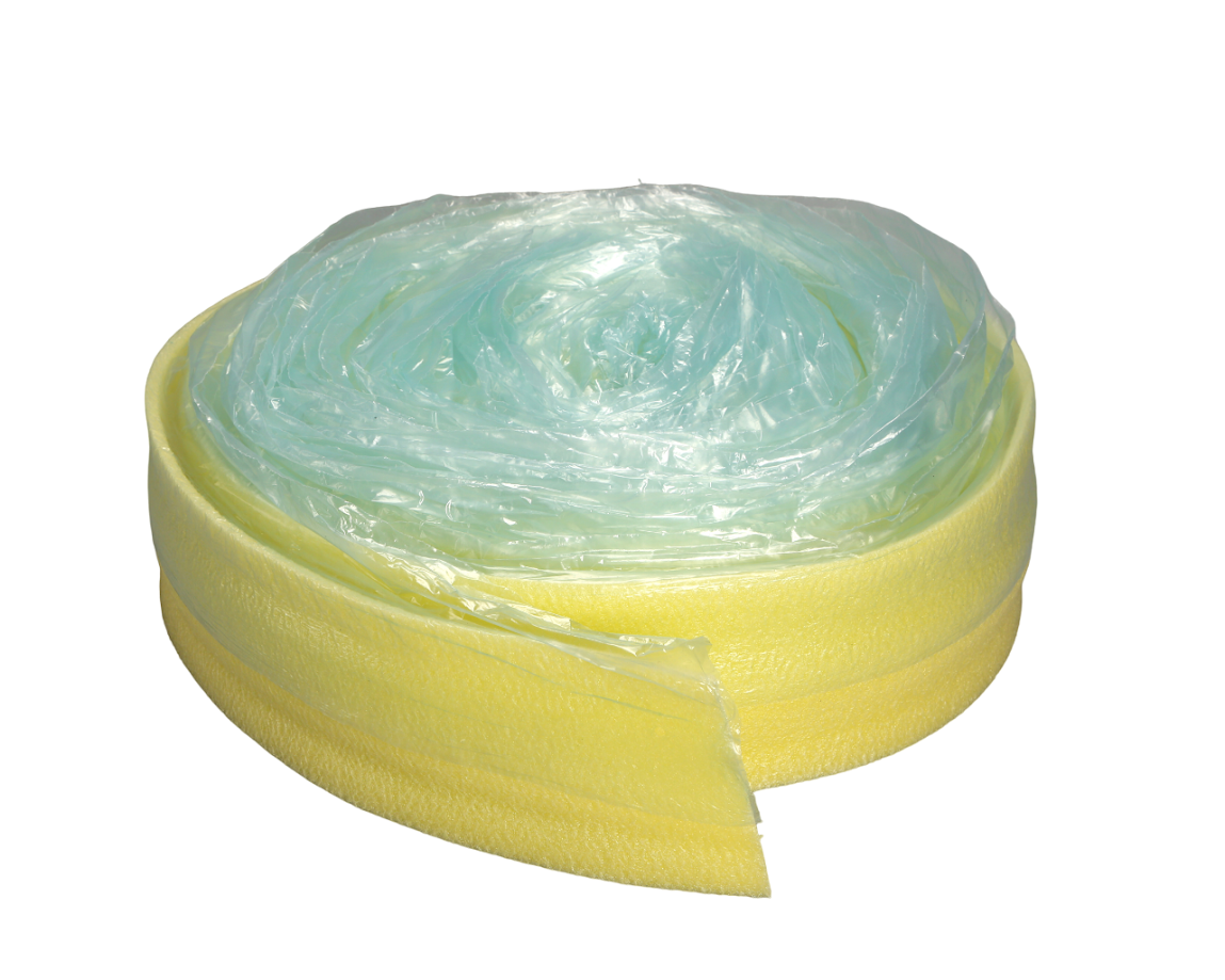 Демпферна стрічка 10/150 (50 м.п.) з плівкою