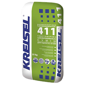 Kreisel 411 Суміш самовирівнювана для підлоги від 5 до 35 мм, 25 кг