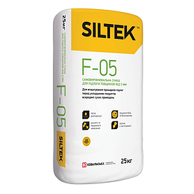 Siltek F-05 Суміш самовирівнювана для підлоги від 3 до 80 мм, 25 кг.
