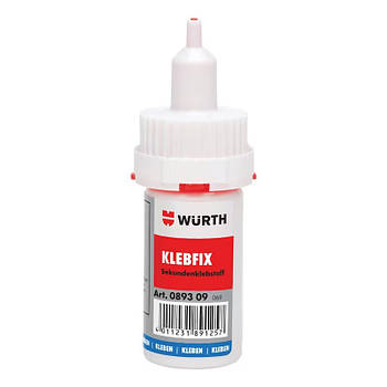Ціаноакрилатний суперклей Wurth Klebfix 20 г