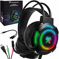 Ігрова гарнітура 5.1 з мікрофоном Dunmoon RGB