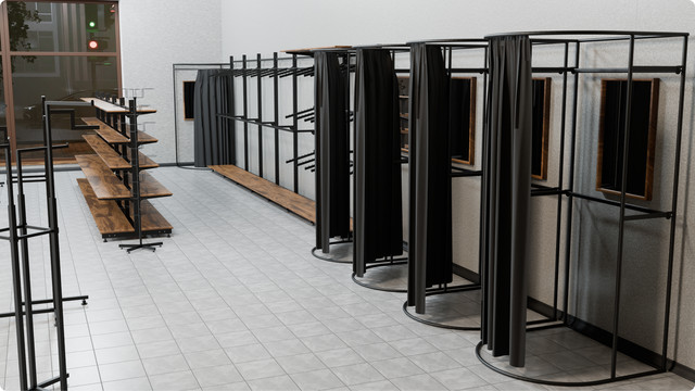 Візуалізація примірювальних кабін Візуалізація примірювальних кабін