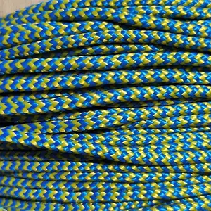Шнур поліпропіленовий (плетений) 3 мм (жовто-блакитний) - 200 метрів