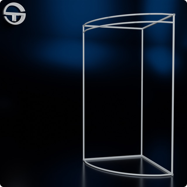 Примірочна підлогова кутова Примірочна підлогова кутова