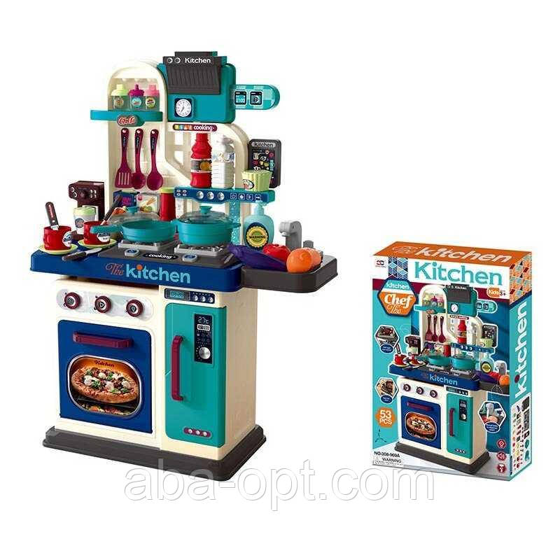 Кухня 008-969 A (6) висота 69 см, 53 аксесуари, підсвічування, звукові ефекти, помпова подача води, посуд, продукти, кавомашина, в, фото 1