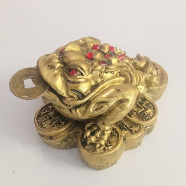 Статуетка Жаба Багатства під бронзу - фото 1 - id-p2229926961