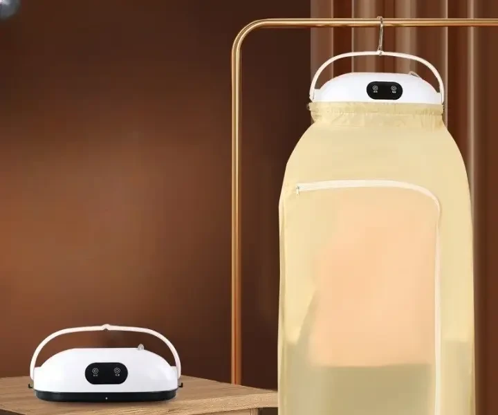 Сушарка для одягу автоматична з чохлом Вертикальна електросушарка для білизни з таймером