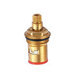 Кран-букса на фільтр змішувача крана для кухні крупний шліц (20 шт.) керамічна Чехія EUROPRODUCT Mayfair, фото 3