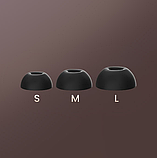 Силіконові амбушури Xiaomi Haylou GT3 GT7 W1 OnePlus Buds 3 OnePlus Nord Buds 1More EVO пара, фото 5