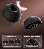 Силіконові амбушури Xiaomi Haylou GT3 GT7 W1 OnePlus Buds 3 OnePlus Nord Buds 1More EVO пара, фото 3