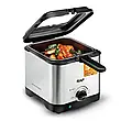 Електрична фритюрниця на 2.5 л для смаження без олії 1000 Вт Deep Fryer RAF R.5300 Повітряна фритюрниця, фото 7