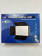 Світлодіодна панель Camera light RL-900 лампа для відео та фото 3000k-6500k з пультом ДК, фото 6