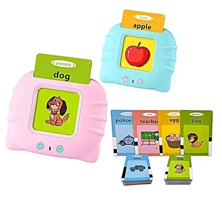 Планшет із картками для вивчення англійської мови 224 слова, що говорять картки Монтессорі