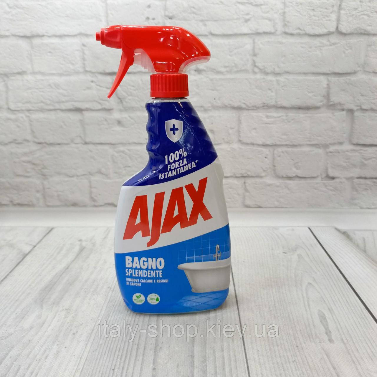 AJAX Bagno - спрей для ванних кімнат від вапняного нальоту, 600 мл Італія