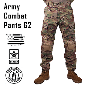Штани бойові негорючі, Розмір: Medium Long, US Army Сombat Pant G2, Колір: OCP Scorpion W2 (FR)