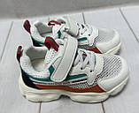 Дитячі стильні кросівки Apawwa унісекс 28 18.5 см бежеві, фото 3