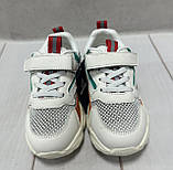 Дитячі стильні кросівки Apawwa унісекс 28 18.5 см бежеві, фото 2