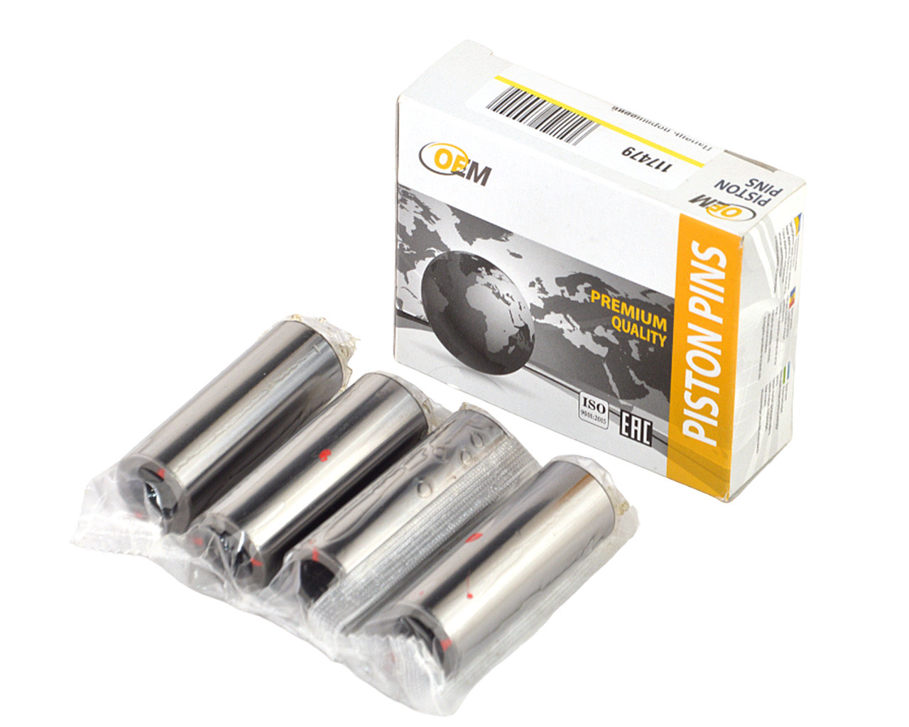 Палець поршневий ВАЗ 2110, 2108 синій, (клас 1) (к-т 4 шт.)