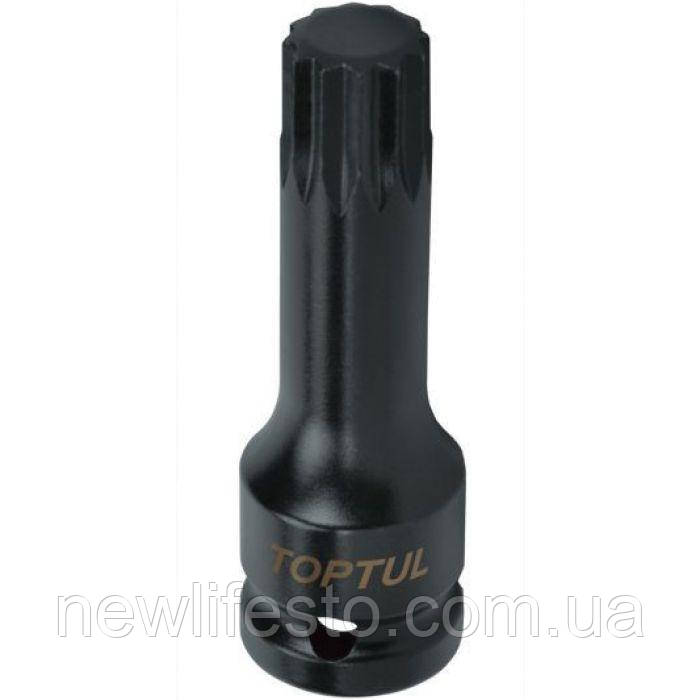 Головка ударна TOPTUL SPLINE М16 L77 мм 1/2" KADB1616L