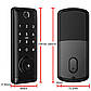 Розумний дверний біометричний замок SEVEN LOCK SL-7764BF black, фото 7
