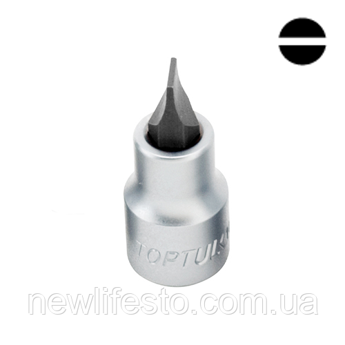 Головка-бита шліцьова TOPTUL 3 мм 37 мм 1/4" BCCA0803