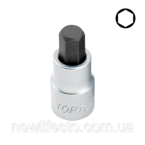 Торцева насадка HEX TOPTUL 8 мм 1/4" BCDA0808