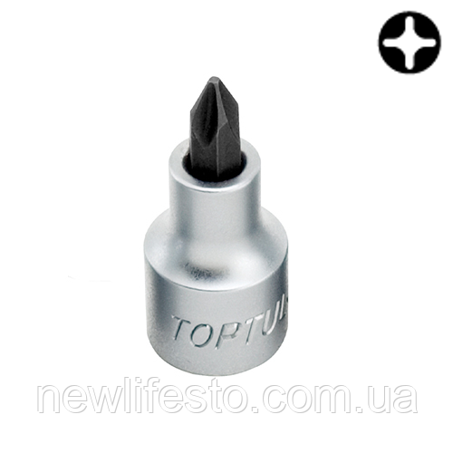 Біта з торцевою головкою PH3 TOPTUL 37 мм 1/4" BCAA08P3