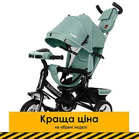 Велосипед триколісний з батьківською ручкою TILLY Storm T-349/2 Зелений