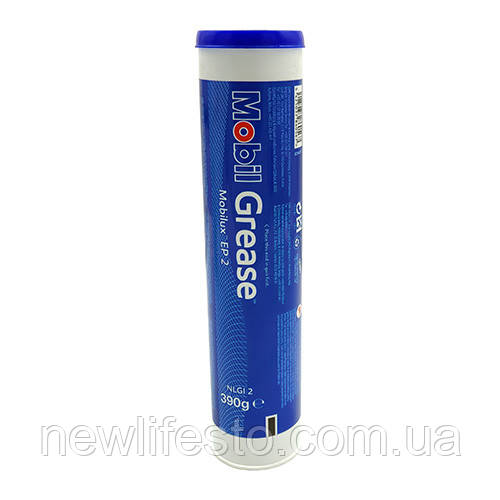 Мастило літієве консистентне в тубі 390 г Mobilux EP 2 (Франція) MOBIL-EP2, фото 1