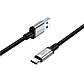 Кабель швидкісний 5 Гбіт/с USB на Type-C Hoco Data Cable (USB3.0, 5Gbps, 3А, 0.5m). Black, фото 4