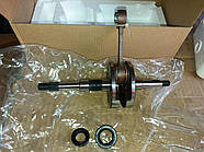 HONDA-50 2T DIO AF27/28z Коленвал (товстий вал 14 mm) + сальники 2 шт. голчастий — Якісний китай