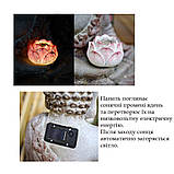 Сяюча садова фігура, скульптура, led статуетка ручної роботи Будда для декору саду, балкона, що світиться, фото 4