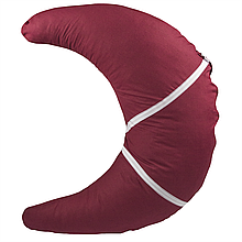 Подушка для вагітних і годування Місяць 74х54 см Бордова