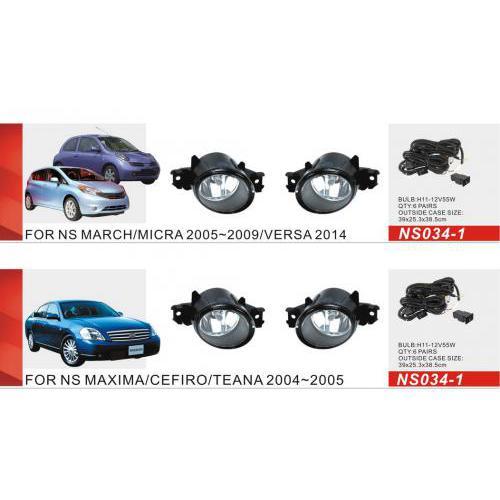 Фари дод. модель Nissan Cars/NS-034L/LED-12V9W+LED-1W/2в1/ел.дріб