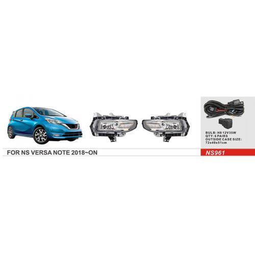 Фари дод.модель Nissan Versa Note 2018-/NS-961/H8-12V35W/eл. проводка