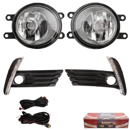 Фари дод. модель Toyota Corolla 2016-18/TY-577L1-A/H11-12V55W+DRL-3W/3W/FOG+DRL+TURN/eл. проводина