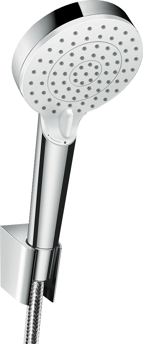 Душовий набір hansgrohe Crometta Vario EcoSmart 125, білий/хром 26693400