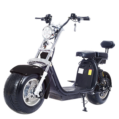 Електроскутер Citycoco Long 1500W, 60V12Ah, Black