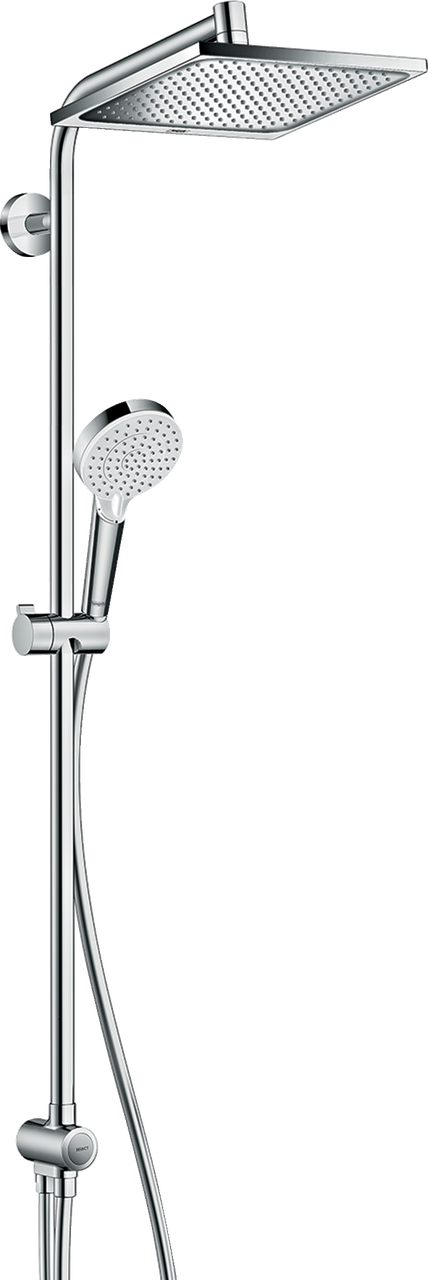 Душова система hansgrohe Crometta E 240 1jet Showerpipe Reno EcoSmart 27289000 хром