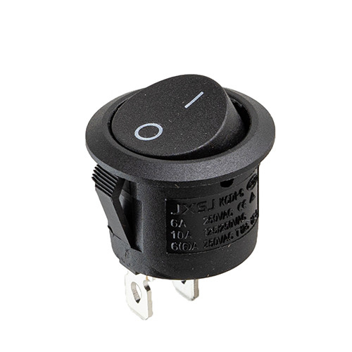 Перемікач on-off 12V круглий 2pin арт.YJ-WH08