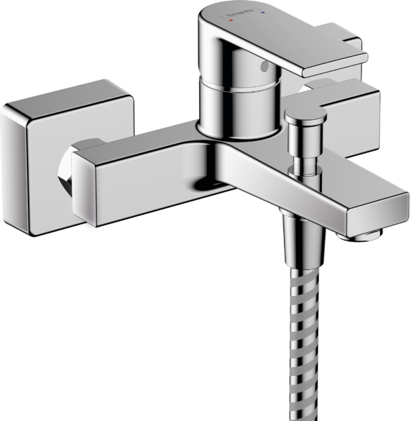 Змішувач hansgrohe Vernis Shape для ванни одноважільний, хром 71450000