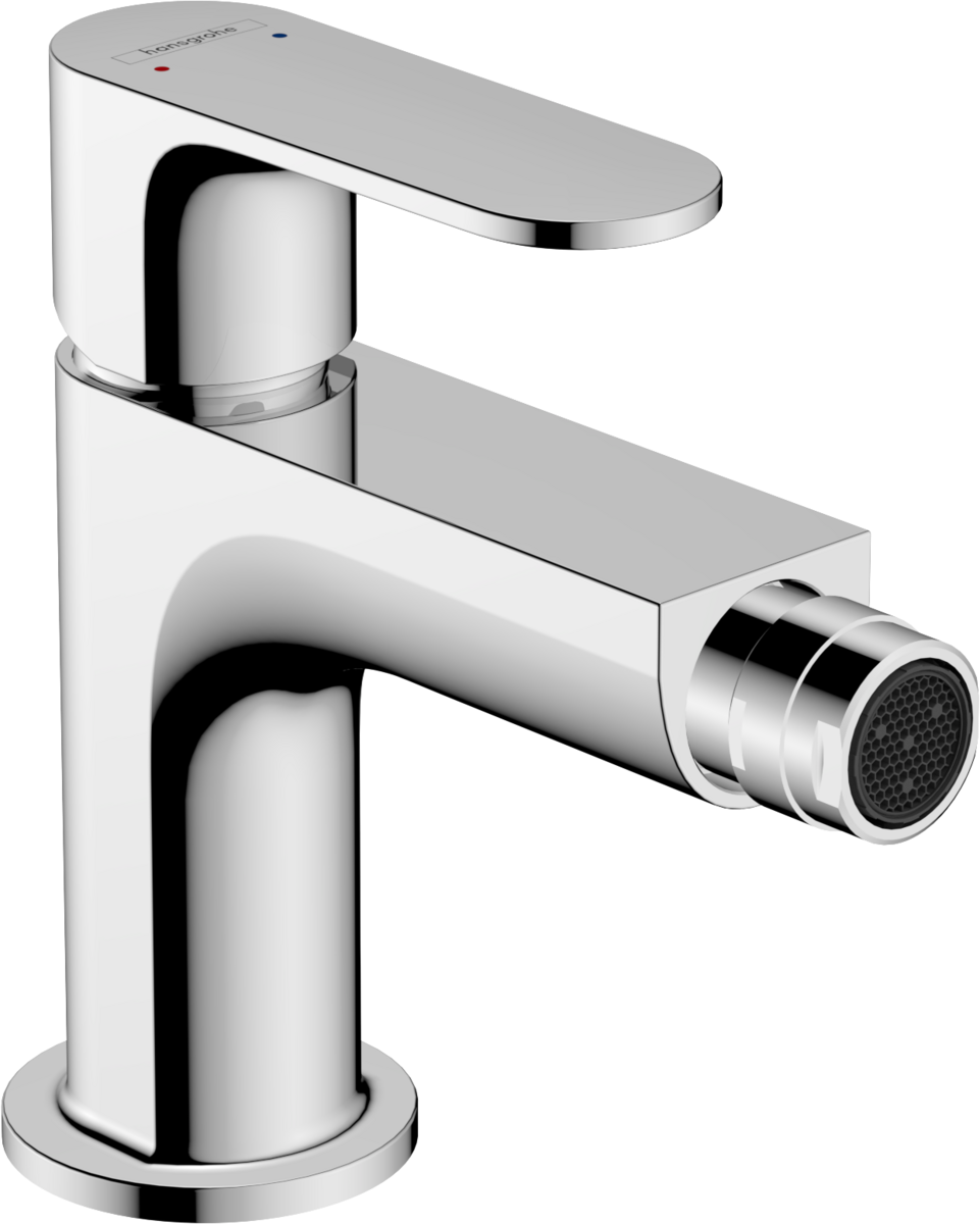 Змішувач hansgrohe Rebris S для біде, хром 72210000 зі зливним гарнітуром