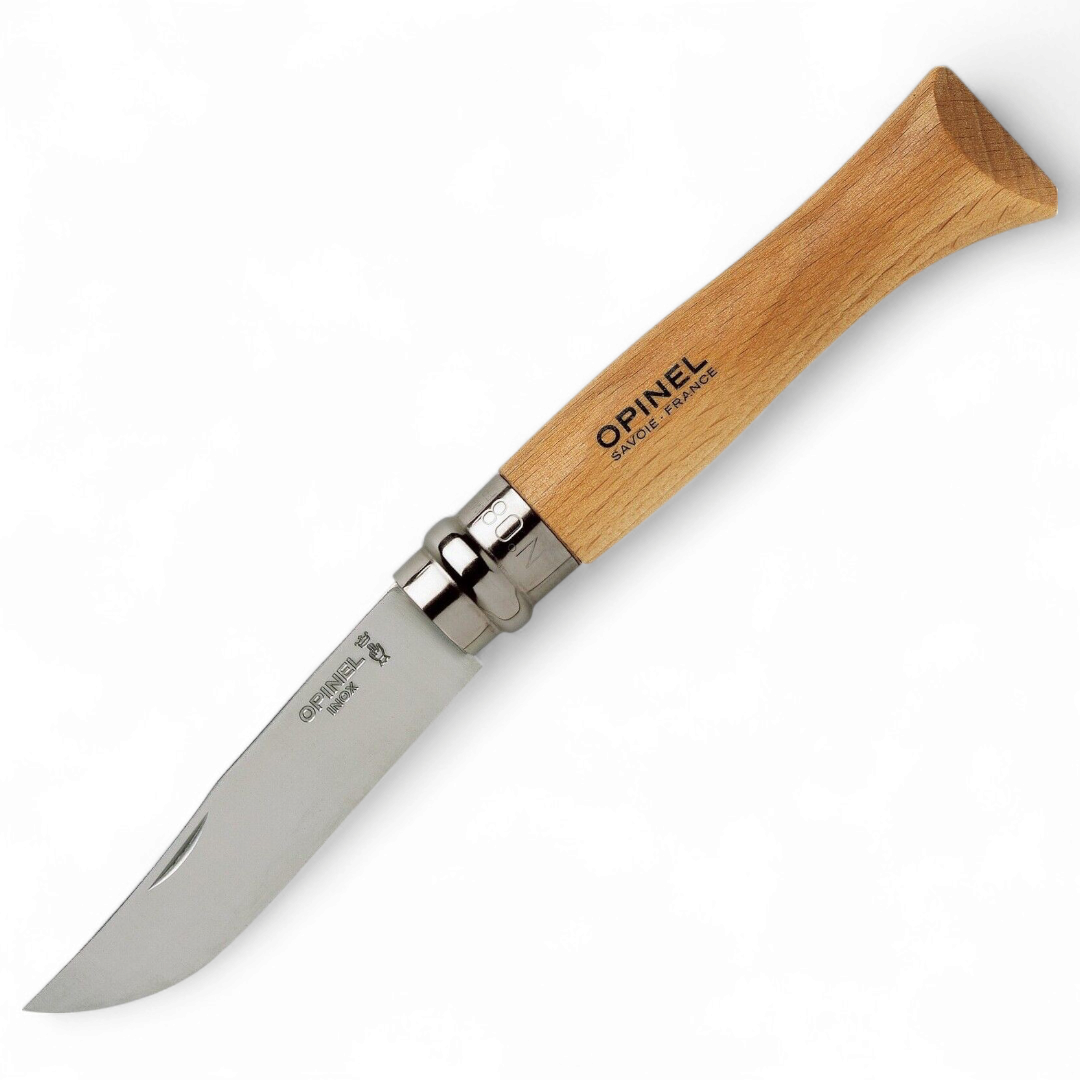Туристичний складний ніж Opinel Inox 8 Origins для мисливства, рибалки, туризма (000405)