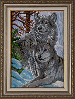 Схема для вишивки бісером Вовки Т-013 (габардин)